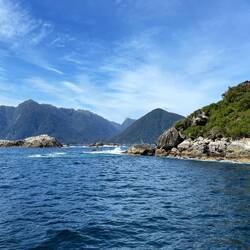 Eine kleine Insel bevor die Tasman Sea beginnt.....