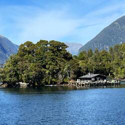 Ein einsames und einziges Hotel im Doubtful Sound