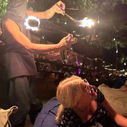 Feuershow mal ganz nah