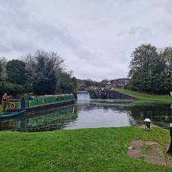 Our mooring was nicely away from the towpath