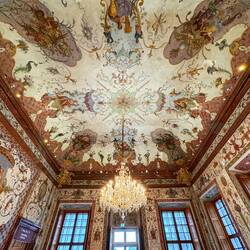 Ceiling of the Hall of the Grotesques ... Lower Belvedere — Vienna, Austria.