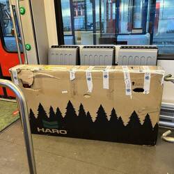 Der vermisste Bike-Karton. Zusammenbau eilt jetzt nicht mehr