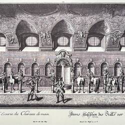 The former stables of the Prince of Savoy ... as they would have been in 1753 — Belvedere Palace.