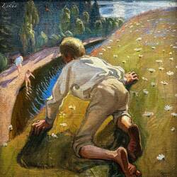 "Young Faun" by Akseli Gallen-Kallela ... Lower Belvedere — Vienna, Austria.