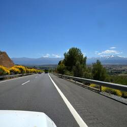 Noch ist die Sierra Nevada in Sicht