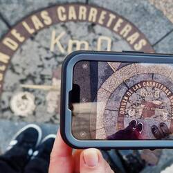 Null-Kilometerstein auf der Puerta del Sol