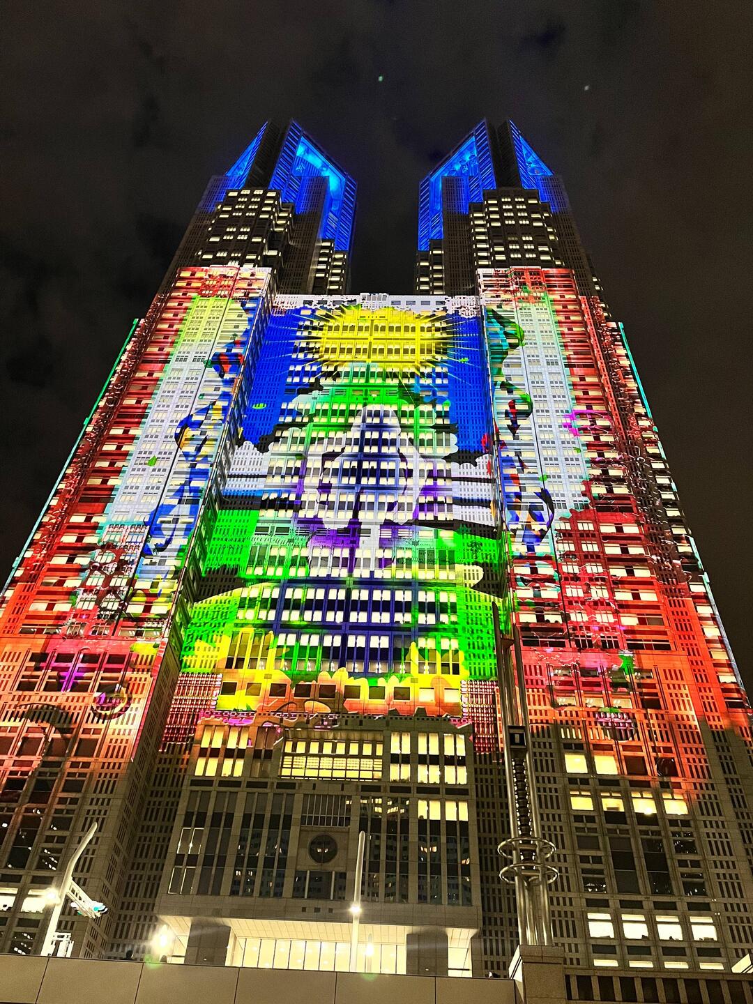 Light Show am Rathaus