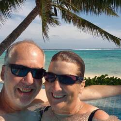 Nach dem Schnorcheln noch in den Pool 😎