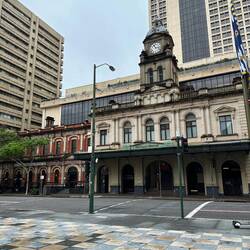 Old Central Station building & Grand Central Hotel.