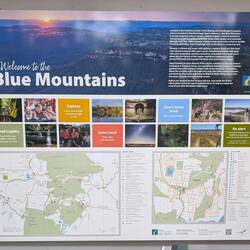 Entering into Blue mountains