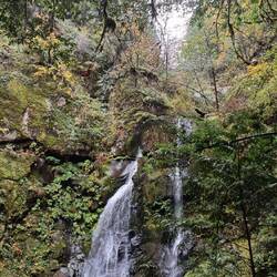 Elk Creek Falls, on NF-33, a small road in the back country