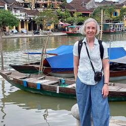 View of Old Town from the An Hoi Island on the other side of the river