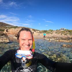 Private Bucht zum Schnorcheln