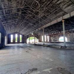 Zuhause wäre es ein Lost Place, hier kann Sport durchlaufen