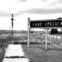 Train station. Waiting for tourists who will no longer come...