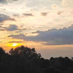 Sonnenuntergang in Siem Reap.