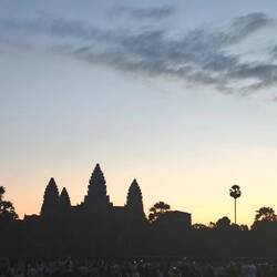 Sonnenaufgang in Seam Reap.