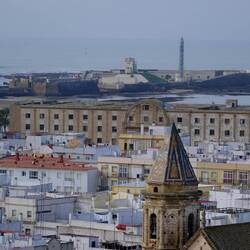 Insel San Sebasrian mit Festung und Leuchtturm
