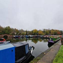 There are a mix of leisure and residential moorings here