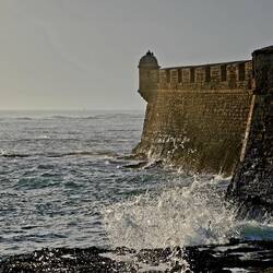 Die Mauern von San Sebastian