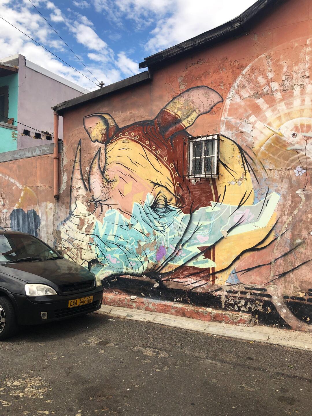 Woodstock Streetart - leider inmitten viel Elend