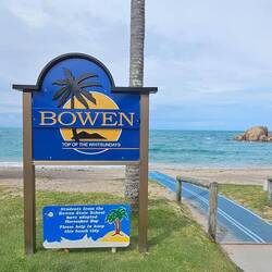 View of Horseshoe Bay Beach in Bowen