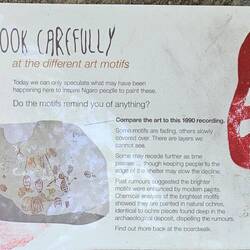 Information on the aboriginal artwork