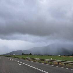 Some of the weather we drove through.
