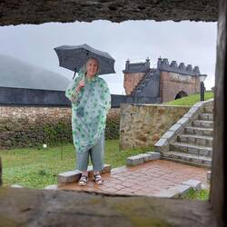 Hai Van Pass; view from a military bunker