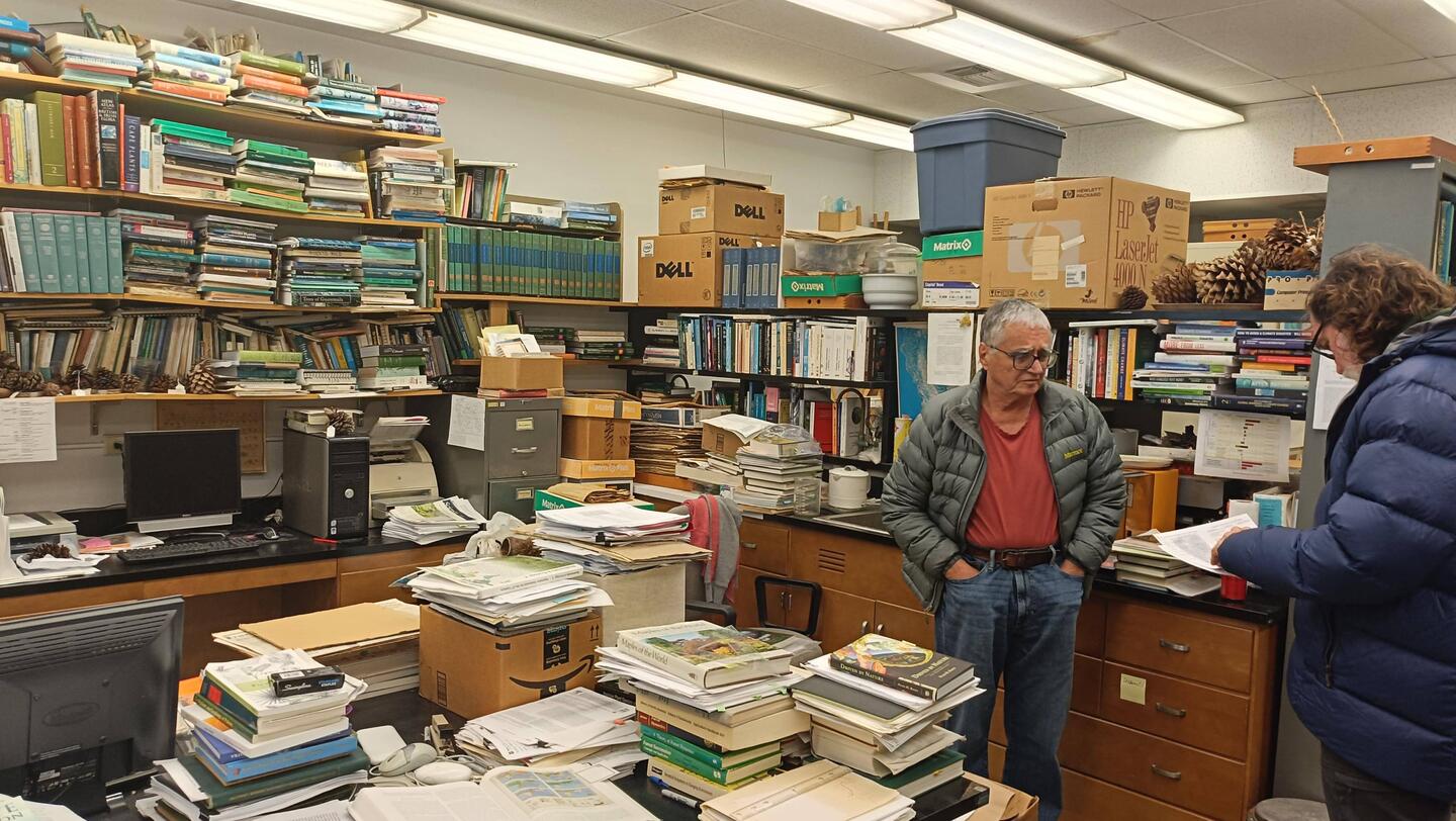 Prep for our hike: Plant species lists from Marcel's office