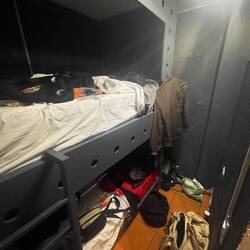 our hostel room lol (don't mind the mess, we just arrived here)