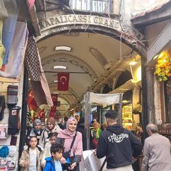 Intense crowds at the Grand Bazaar