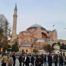 Hagia Sophia, good even when covered in scaffolding