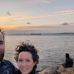 Standing at the edge of the Bosphorus