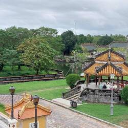 View from inside the Kien Trung Palace