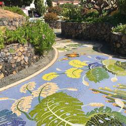 Plaza de La Glorieta, hat die Vulkankatastrophe überlebt.