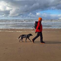 Trotz Sonne ganz schön frisch