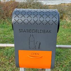 Pfiffige Idee, nur für Pfandflaschen!