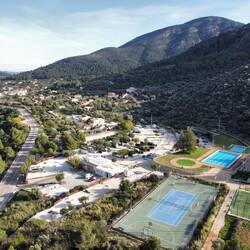 Unser toller Platz, die Pools sind allerdings nur im Sommer nutzbar