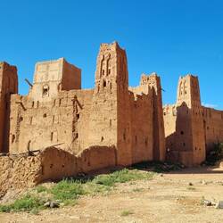 Eine ehemalige Kasbah zerfällt langsam...