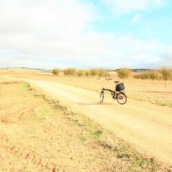 Der Weg nach Campo de Criptana... einfach nur Weite...