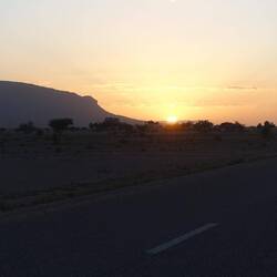 Und Sonnenuntergang...