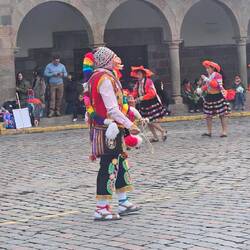 Carneval came to Cusco as it seems