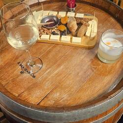 My cravings for cheese and wine were real!