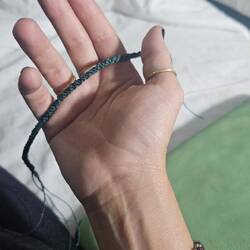 Finished the pulsera