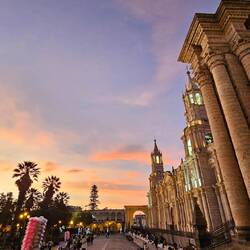 Colden hour at Arequipa is no joke