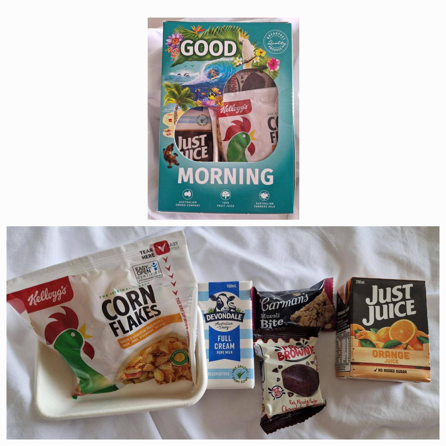 Frühstück im Hotel ...