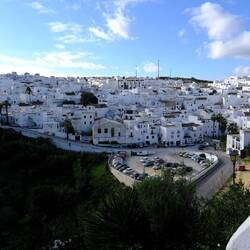 Man beachte die herzförmige Parke in Vejer