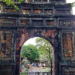 The Royal Tomb of Tu Duc; Vu Khiem Gate (entrance to the site)