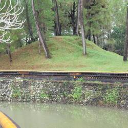 The burial mound of the people who built the Tomb and who buried the Emporer